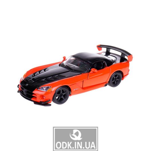 Car model - Dodge Viper Srt10 Acr (assorted orange-black metallic, red-black metallic, 1:24)