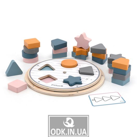 Wooden Sorter Game Viga Toys PolarB Shapes (44050)