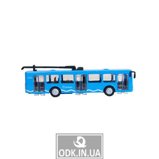 Модель - Троллейбус Днепр (голубой)