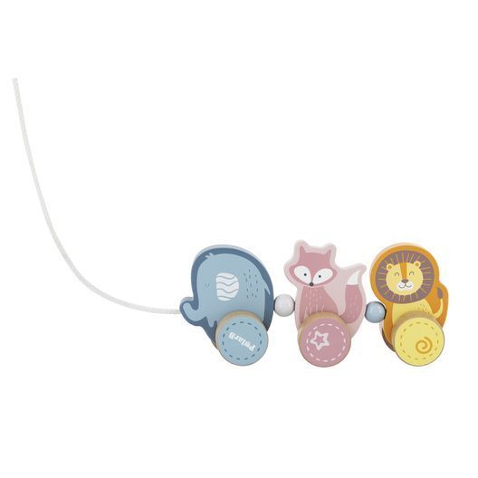 Дерев'яна каталка Viga Toys PolarB Звірята (44023)