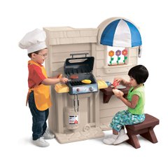 Game set - Kitchen with 2-in-1 barbecue