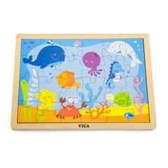 Wooden puzzle Viga Toys Ocean, 24 el. (50200)