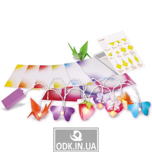 Set for creation of a garland with origami 4M (00-02761)