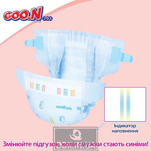 Подгузники Goo.N Plus для новорожденных (SS, до 5 кг)