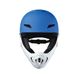 Protective racing helmet MICRO - White and blue (S)