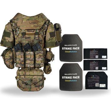 Бронежилет 6 класу Warmor gen. 3 Suit. Мультикам. Балістичний захист боків, паху, плечей та шиї. (00000002237)