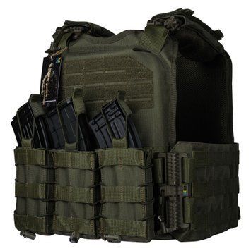 Плитоноска Ares gen.2. 3 підсумки АК. Олива