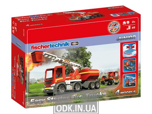 fischertechnik Конструктор JUNIOR Easy Starter Пожежні машини