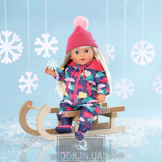 Set of clothes for the doll BABY Born Deluxe series - Snowy winter