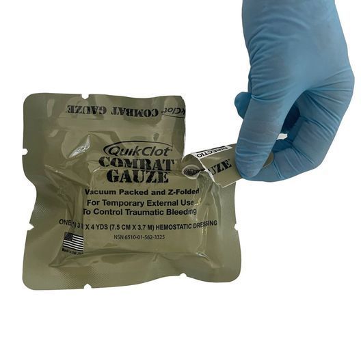 Гемостатичний бинт QuikClot Combat Gauze