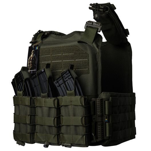 Плитоноска Ares gen.2. 3 підсумки АК. Олива