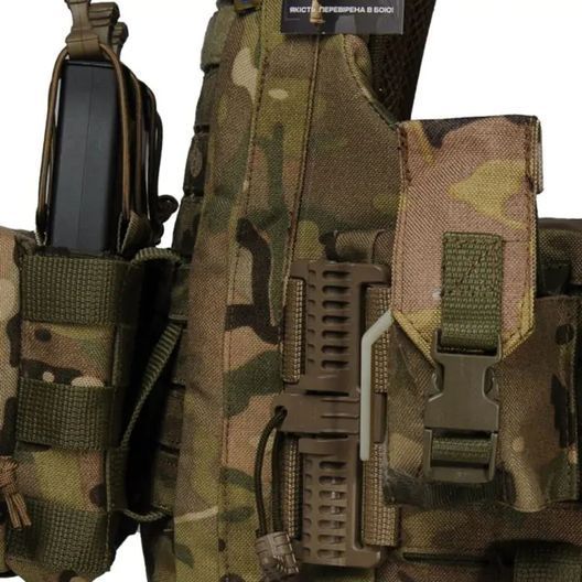 Плитоноска Warmor Gen.6 PRO MAX. Мультикам. Максимальний набір підсумків (00000003404)