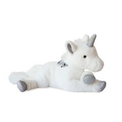 Histoire d'Ours soft toy - Silver unicorn (60 cm)
