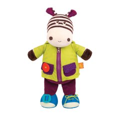 Interactive Soft Toy of the Baby Clasp Series - Zebra