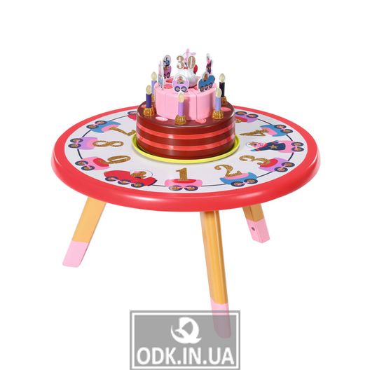 Набор мебели для куклы Baby Born серии "День Рождения" - Вечеринка с тортом"