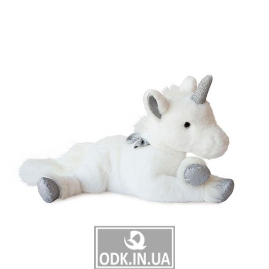 Histoire d'Ours soft toy - Silver unicorn (60 cm)