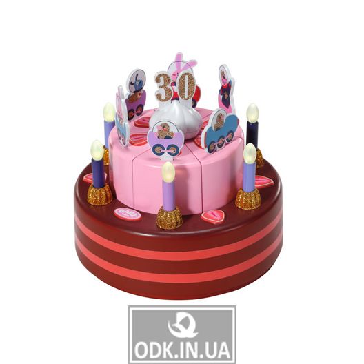 Set of furniture for a doll of Baby Born of a series of Birthday "- Party with a cake"