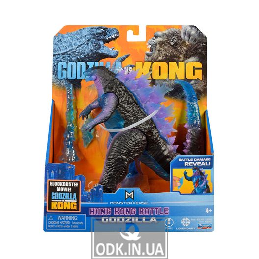 Godzilla vs. Kong - Godzilla with wounds and rays