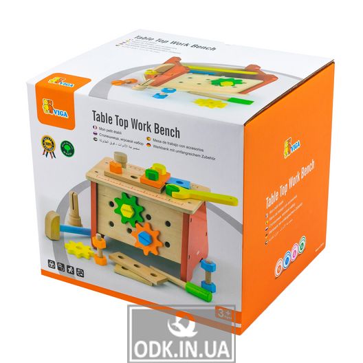 Wooden game set Viga Toys Workbench with tools (51621)