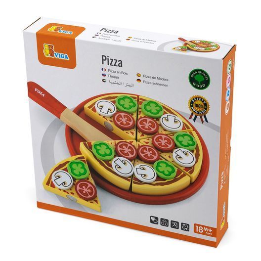 Іграшкові продукти Viga Toys Піца з дерева (58500)