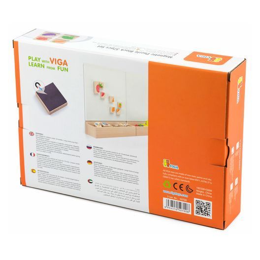 Магнітні пазли Viga Toys Фрукти, 32 ел. (50700FSC)