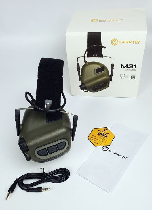 Активні навушники OPSMEN EARMOR M31 22dB NRR coyote (Койот), 15.5