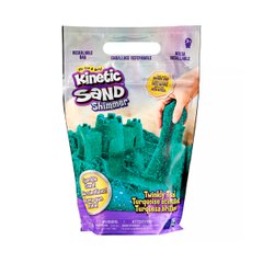 Sand for children's creativity - Kinetic Sand Turquoise gloss