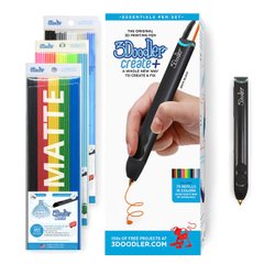 3D-ручка 3Doodler Create Plus для профессионального пользования - Черная