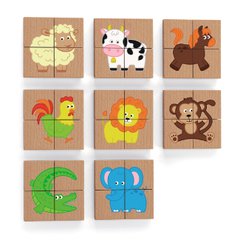 Magnetic puzzles Viga Toys Animals, 32 e. (50722FSC)