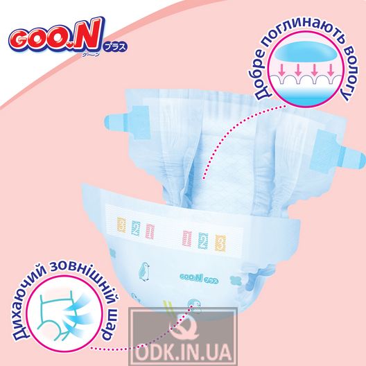 Goo.N Plus diapers for children (M, 6-11 kg)