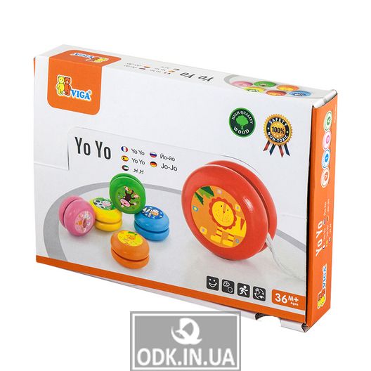 Дерев'яна іграшка Viga Toys Йо-йо (53769)