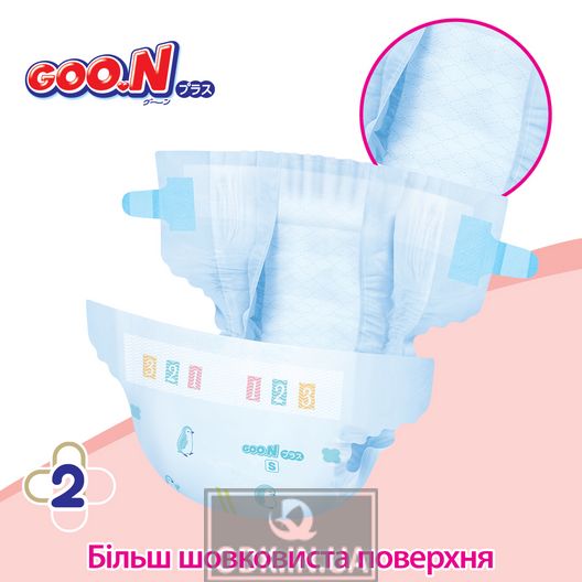 Подгузники Goo.N Plus для детей (M, 6-11 кг)