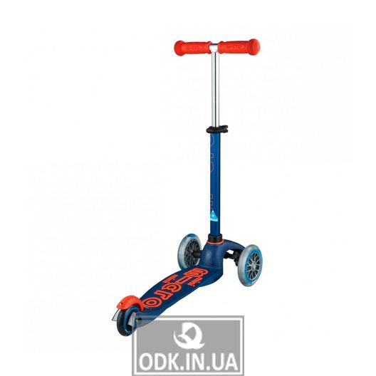 MICRO scooter of the Mini Deluxe LED series "- Dark blue"
