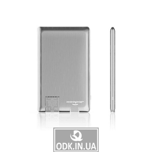 Портативная Батарея Xoopar – Power Card (Серебристая, 1300Ма*Год)