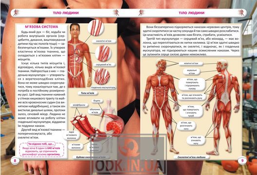 Усе про тіло людини. 1000 цікавих фактів