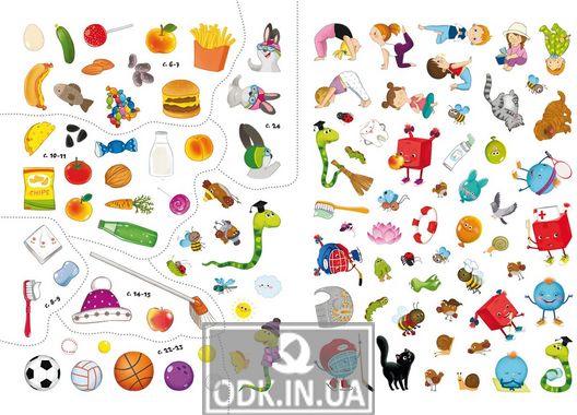 Chomuchki school. Your health. 100 developmental stickers