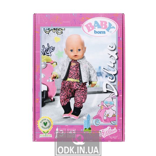 Набор одежды для куклы BABY Born серии City Deluxe - Прогулка на скутере