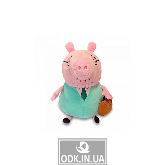 Soft Toy - Daddy Pig With Briefcase