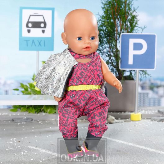 Set of clothes for the BABY Born doll of the City Deluxe series - Walk on a scooter