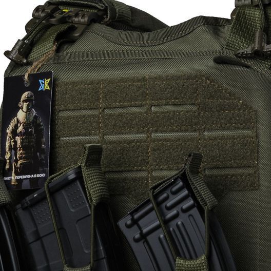 Плитоноска Ares gen.2 з підсумками. Олива