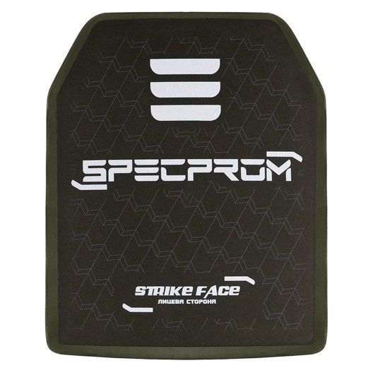 Керамічна бронепліта S-Line 6-го класу SPECPROM. Вага 2.9 кг. Розмір 25 на 30 см (00000002677)