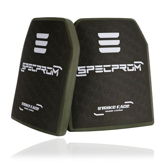 Керамічна бронепліта S-Line 6-го класу SPECPROM. Вага 2.9 кг. Розмір 25 на 30 см (00000002677)