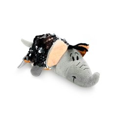 Soft Toy With Sequins 2 In 1 - ZooPryatki - Elephant - Tiger (12 Cm)