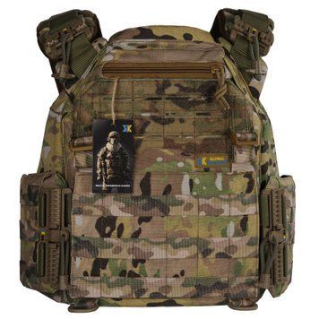 Плитоноска жіноча Warmor gen.3 FL (for Ladies). Без підсумків. Зі швидким боковим та верхнім скиданням (без плит). Мультикам.