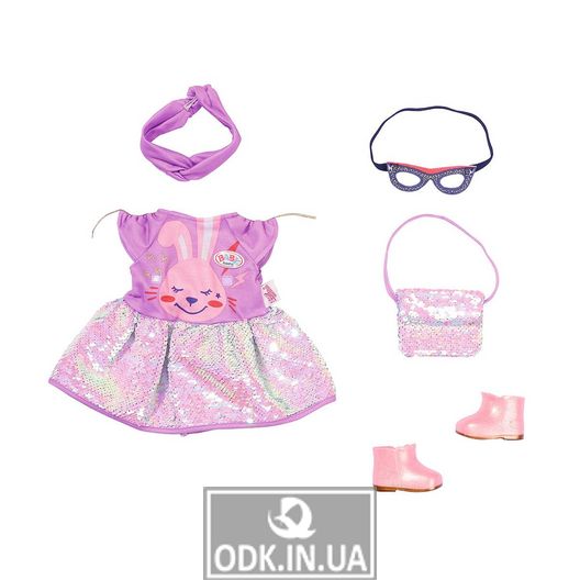 Clothing set for BABY born doll series Birthday - "Deluxe"