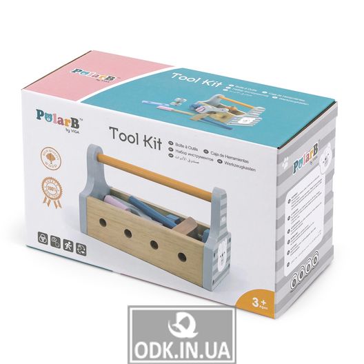 Деревянный игровой набор Viga Toys PolarB Инструменты (44008)