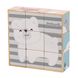 Дерев'яні кубики-пазл Viga Toys PolarB Звірята (44024)