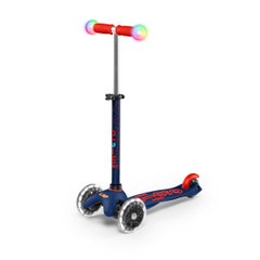 Scooter MICRO series Mini Deluxe Magic "- Dark blue (up to 50 kg, tricycle, light)"