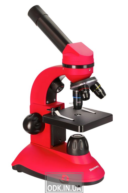 Discovery Nano Terra microscope with book
