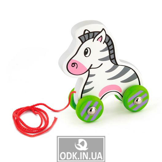 Wooden wheelchair Viga Toys Zebra (50093)
